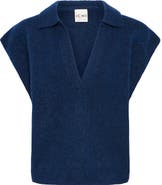 ICHI Ihpovoke Collar Sweater Vest