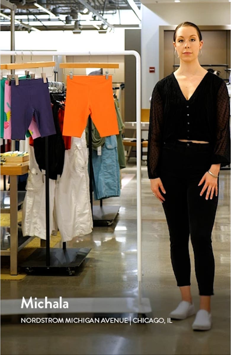 Kids' Assorted 4-Pack Stretch Cotton Bike Shorts, sales video thumbnail