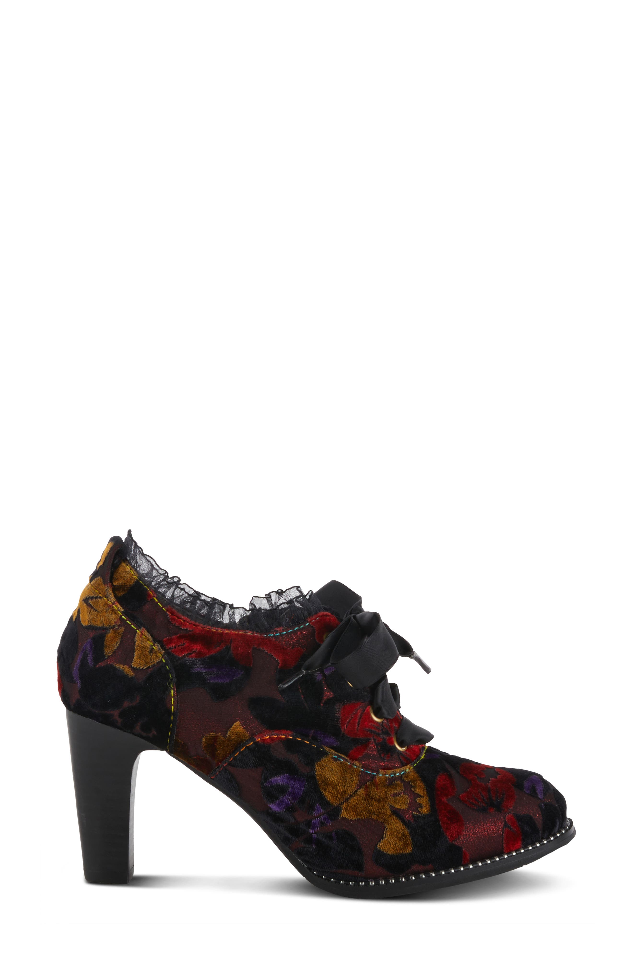 L'Artiste by Spring Step Pritz Bootie, Alternate, color, Bordeaux Multi
