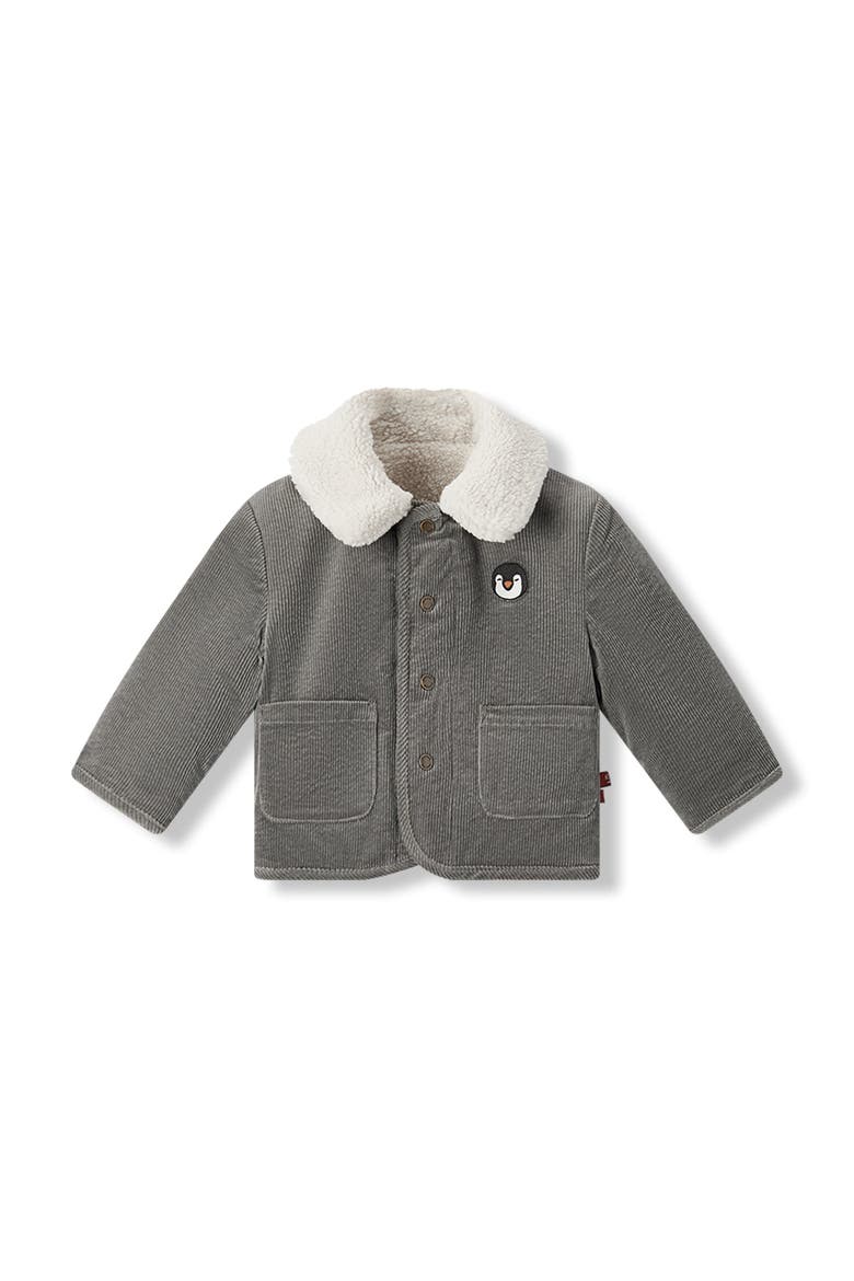 Corduroy  Reversible Jacket, Main, color, Grey Penguin