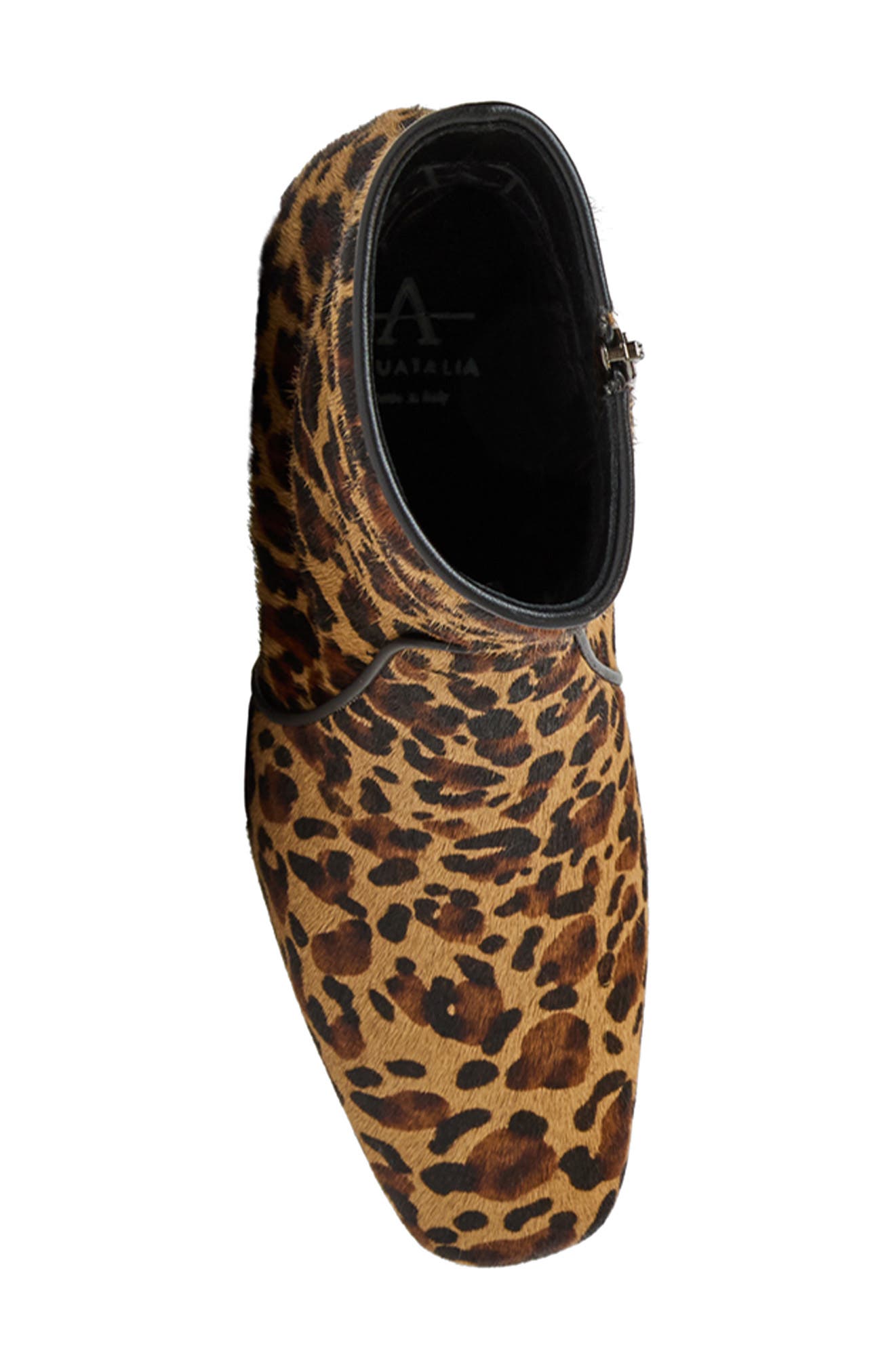 Aquatalia Siella Weatherproof Genuine Calf Hair Bootie, Alternate, color, Leopard Haircalf