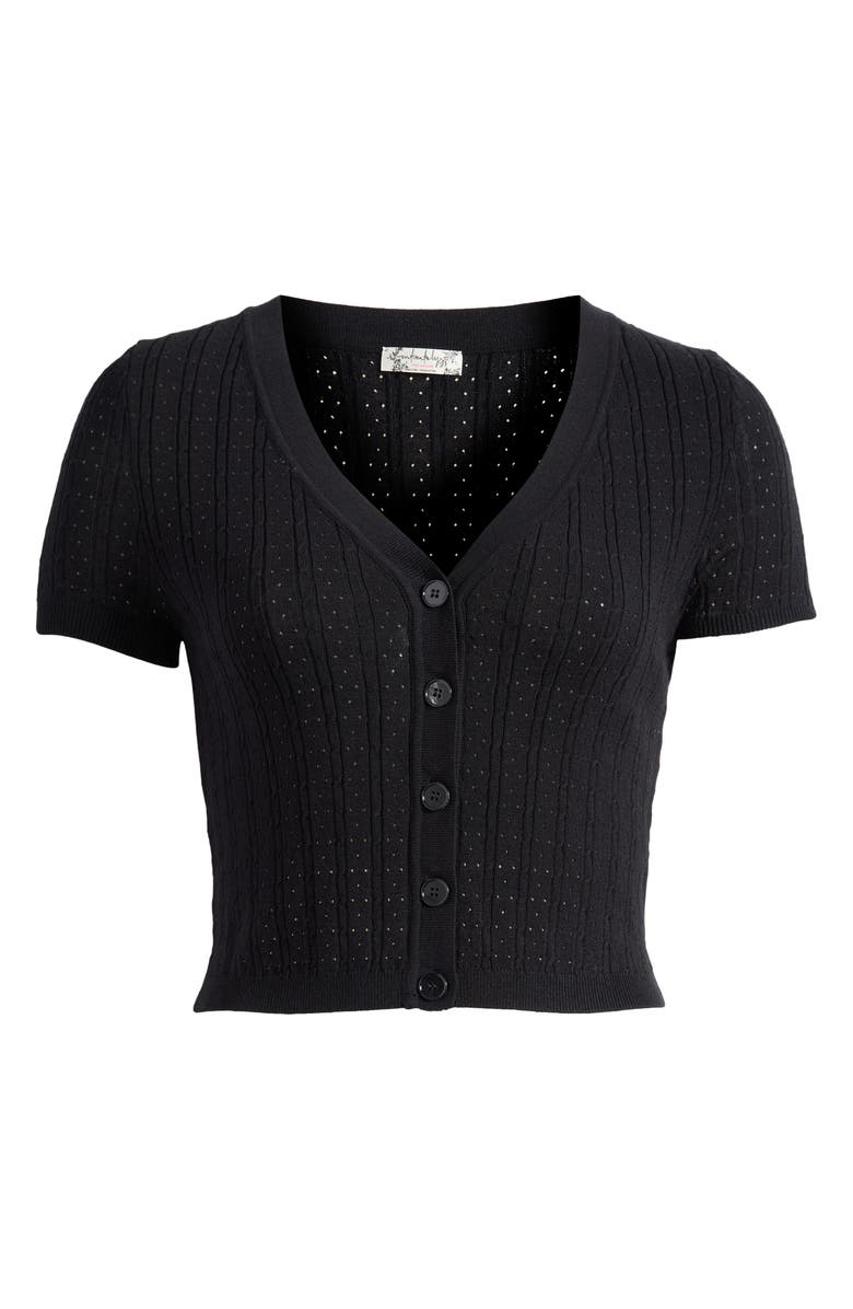 Free People Cassie Crop Cardigan, Alternate, color,