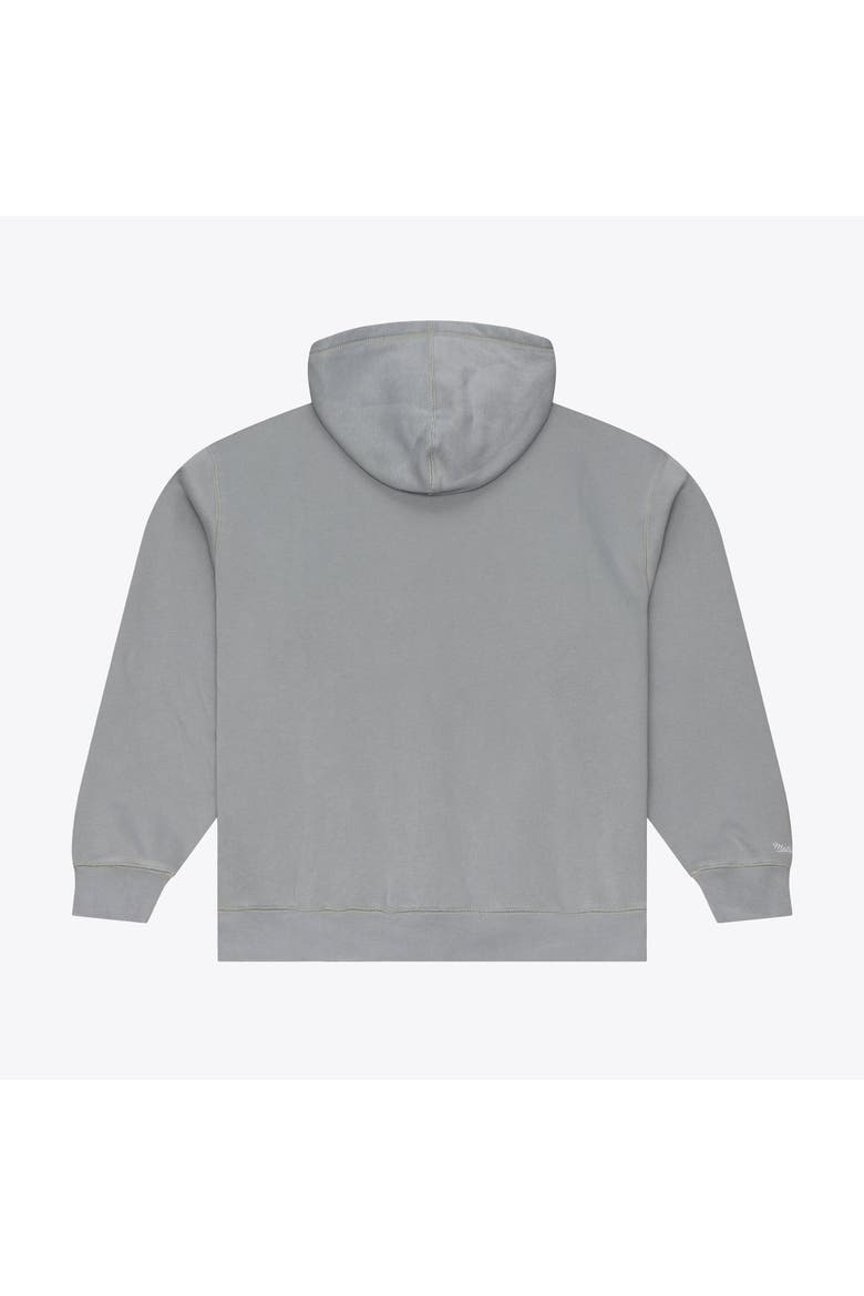 Men's Mitchell & Ness Gray Texas Longhorns Core Icon Fleece Hoodie, Alternate, color, Gray
