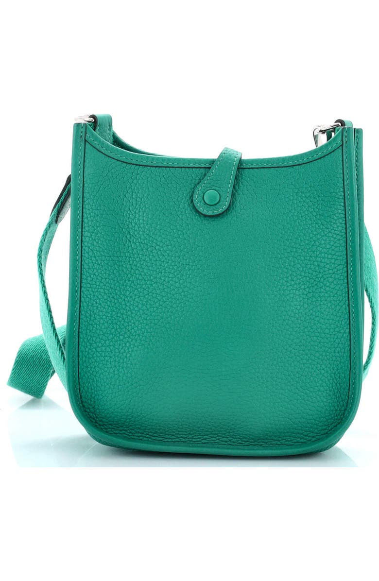 Pre-Owned Hermes Evelyne Bag Gen III Clemence TPM, Alternate, color, Vert Verone