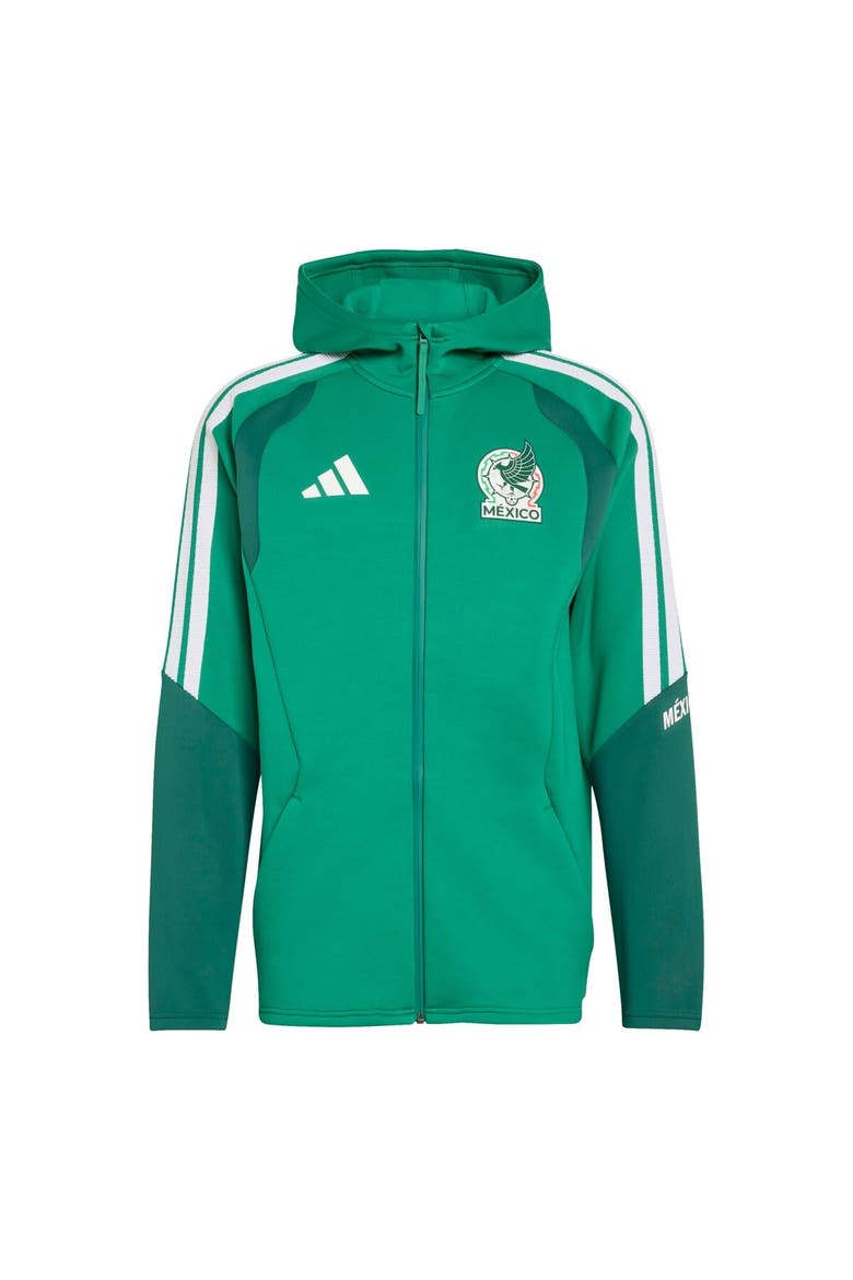 Men's adidas  Green Mexico National Team FIFA x World Cup Tiro Pro Full-Zip Hoodie, Main, color, Green