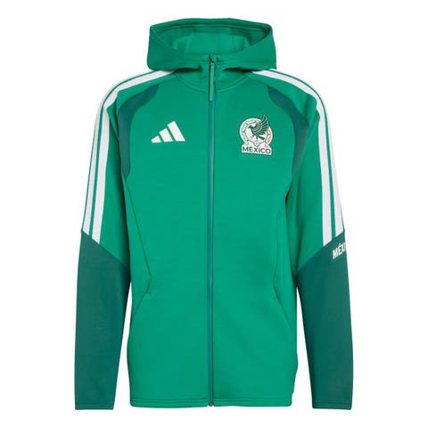 Men
s adidas  Green Mexico National Team FIFA x World Cup Tiro Pro Full-Zip Hoodie