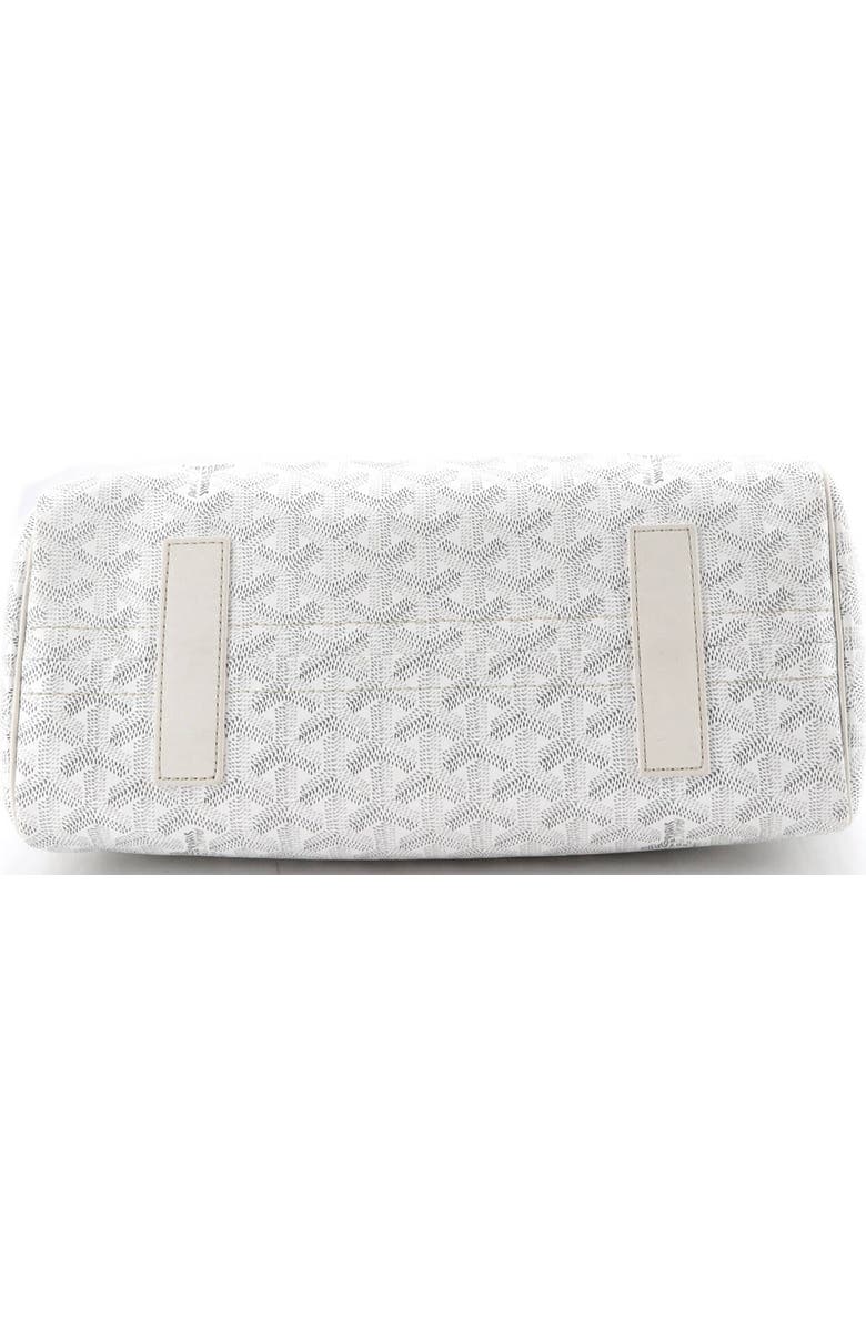 Pre-Owned Goyard Rouette Bag Coated Canvas PM, Alternate, color, White