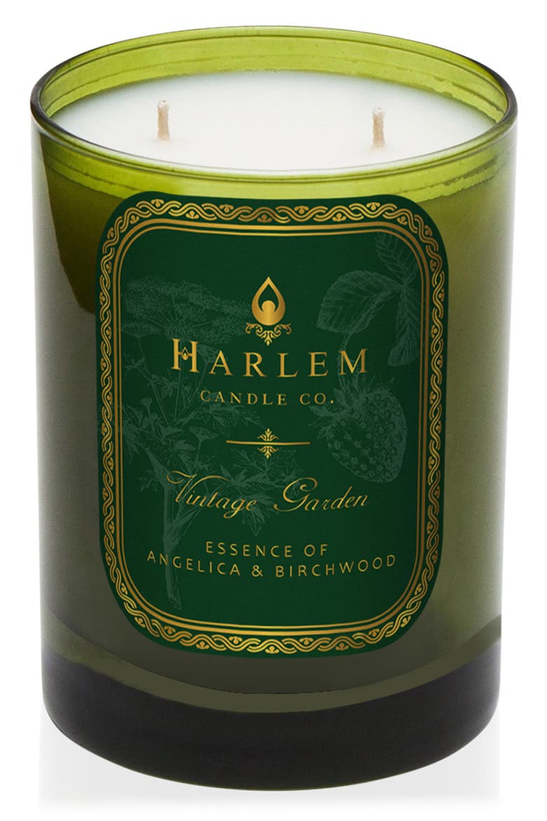 Vintage Garden Luxury Candle, Alternate, color, GREEN