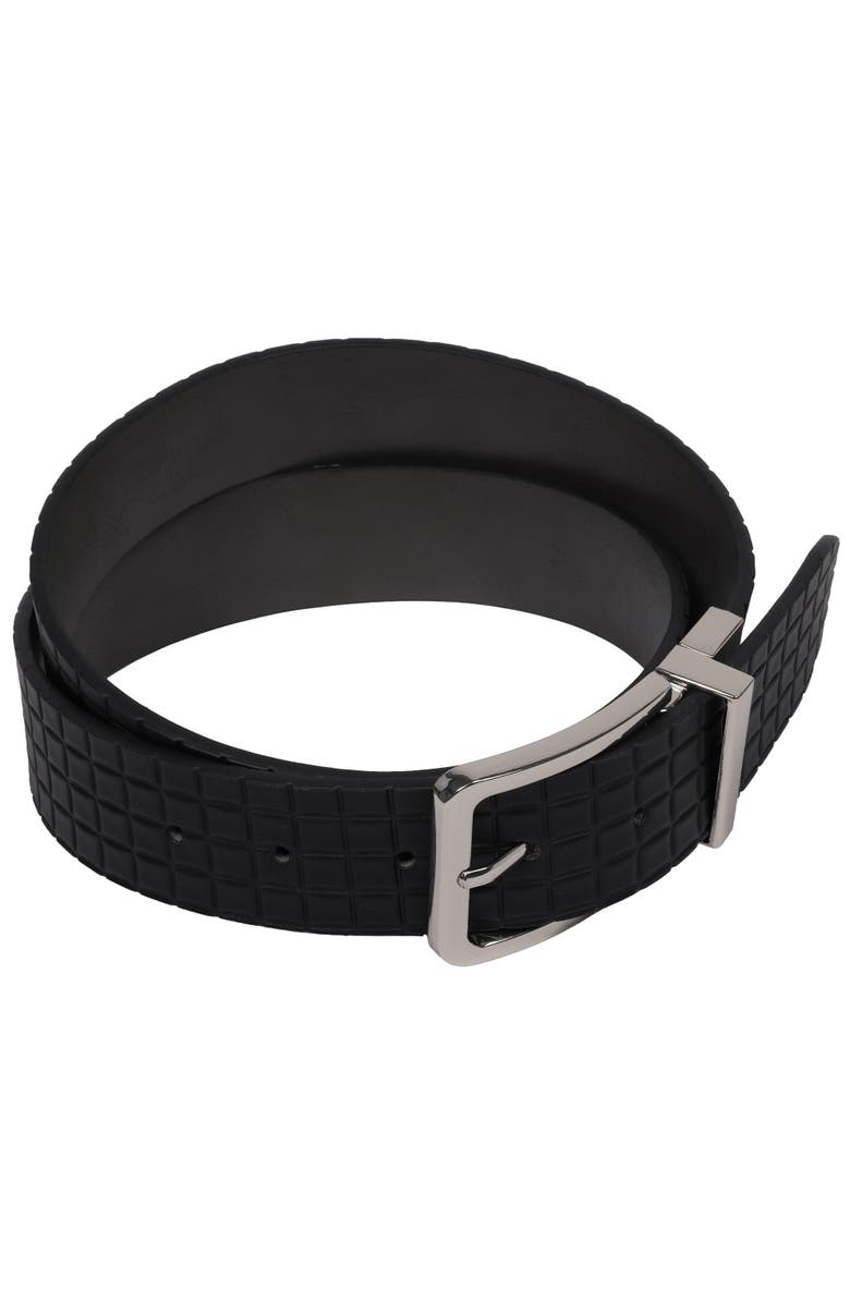 Element Textured PU Reversible Belt with Polished Buckle, Main, color, Black/Grey