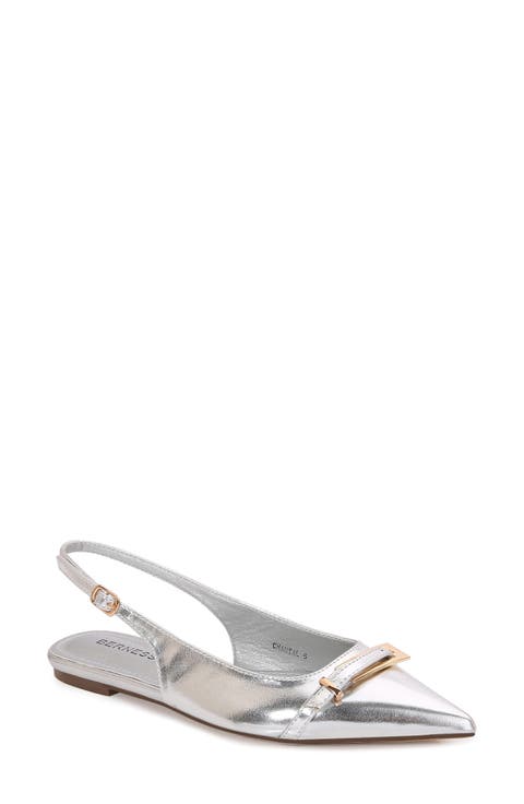 Chantal Pointed Toe Slingback Flat