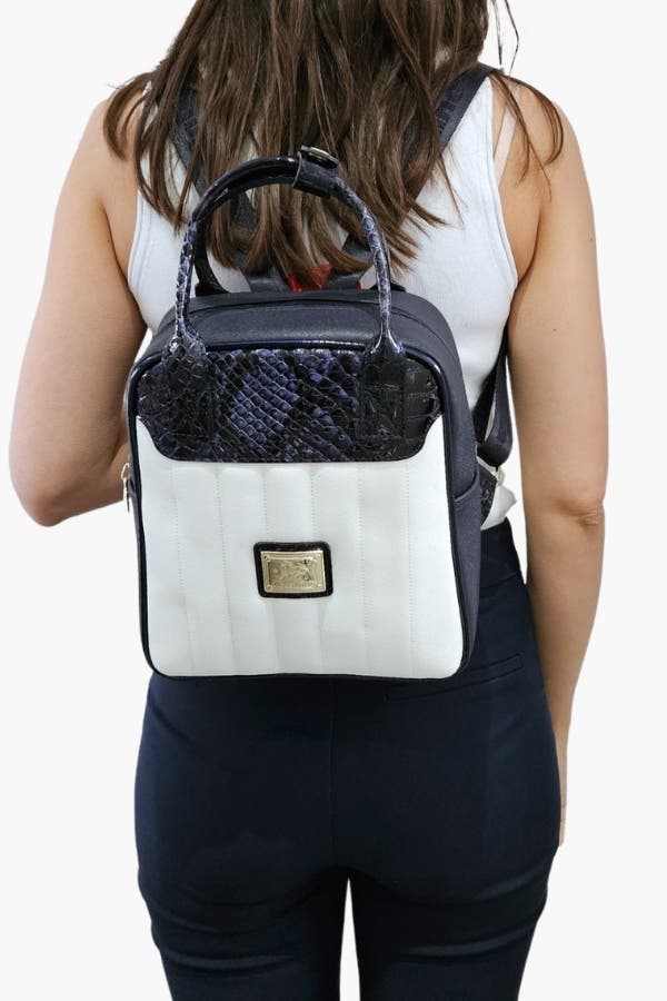 Grace 419 Backpack, Alternate, color, Navy / White