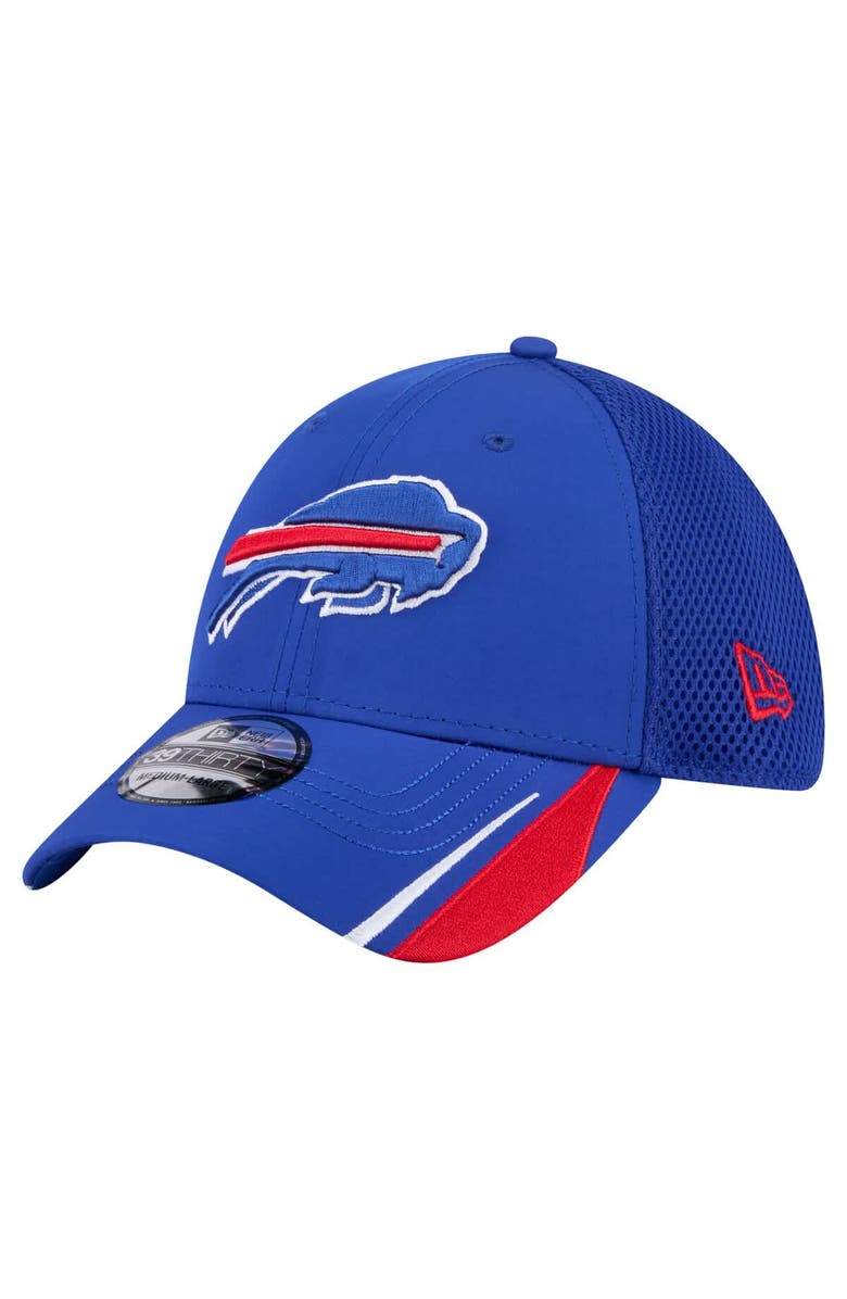 New Era Men's New Era  Royal Buffalo Bills Game Day Linear 39THIRTY Flex Hat, Main, color, 