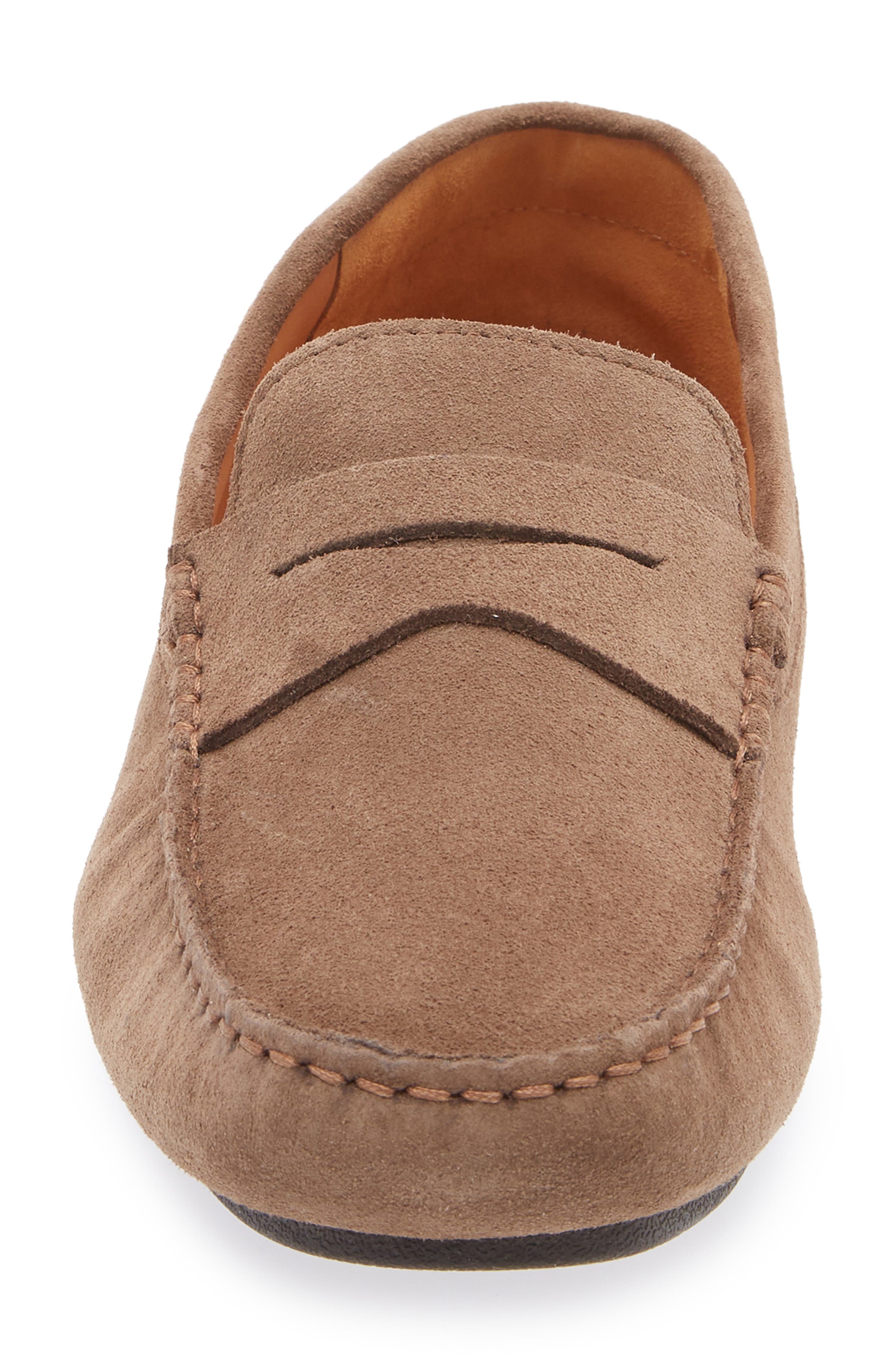 Gentle Souls Redondo Penny Loafer, Alternate, color, Taupe Suede
