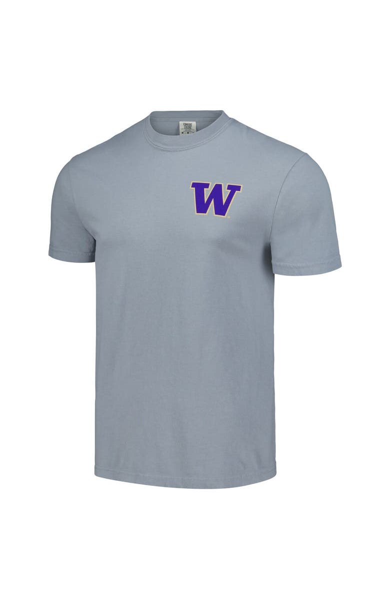 IMAGE ONE Unisex Gray Washington Huskies Hyper Local Malamute Circle T-Shirt, Alternate, color, 