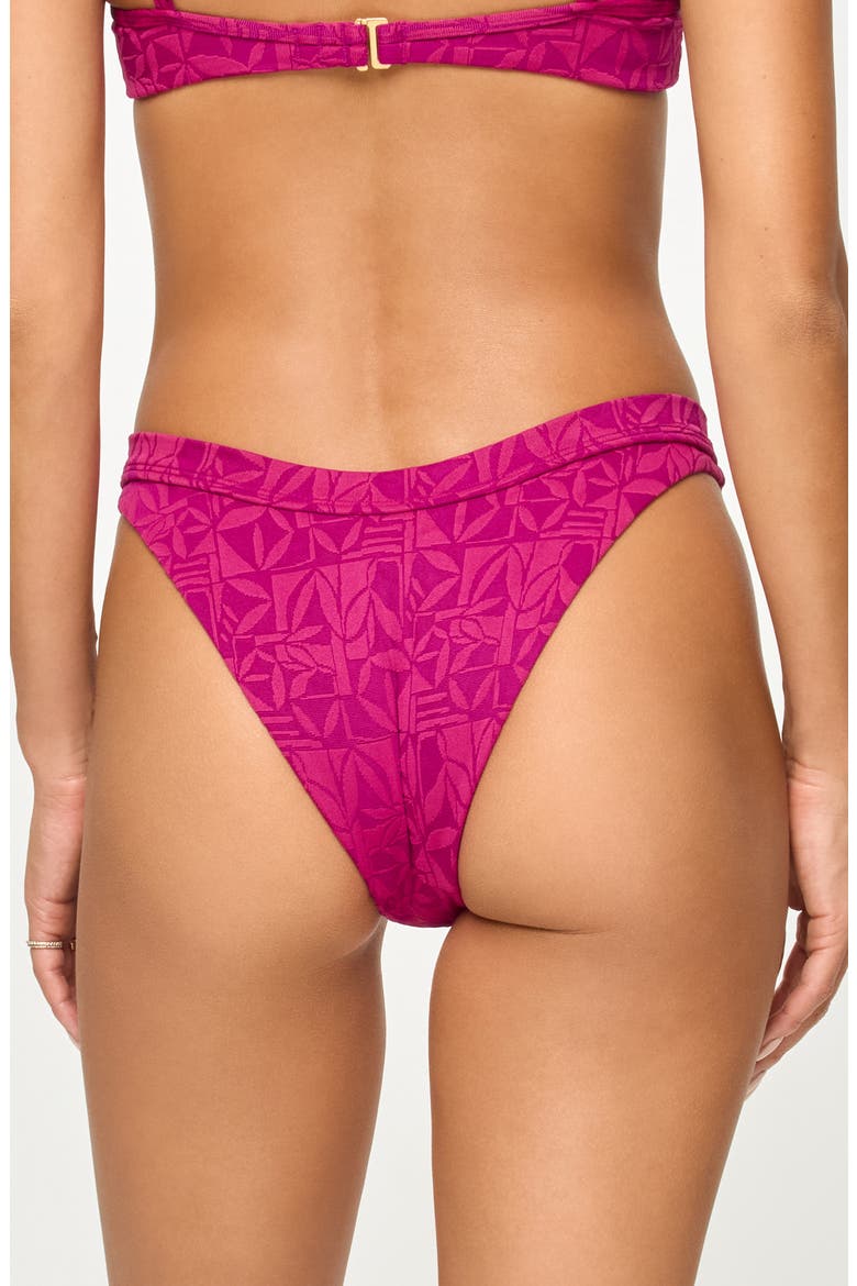 Mercer Bikini Bottoms, Alternate, color, BERRY