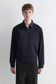 COS Zip-Up Cotton Overshirt
