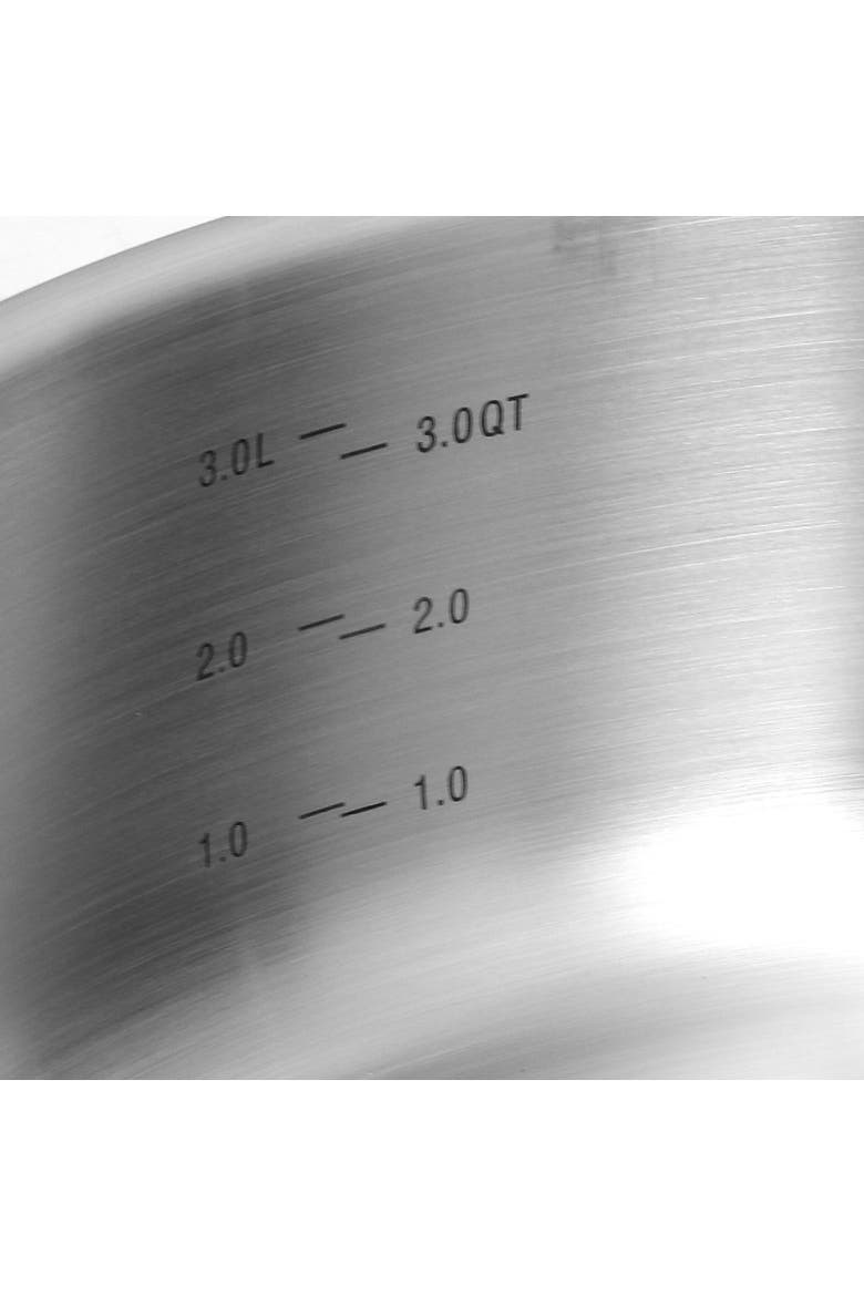 Cuisine Saunders 4.2 Quart Saute Pan with Lid, Alternate, color, Metallic Silver