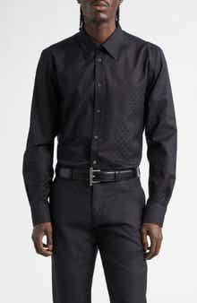 Skull Print Classic Placket Shirt
