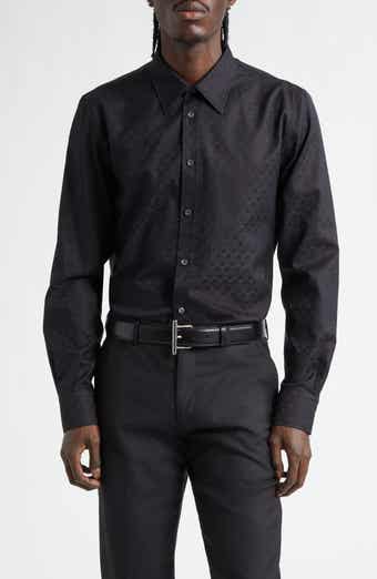 Skull Print Classic Placket Shirt
