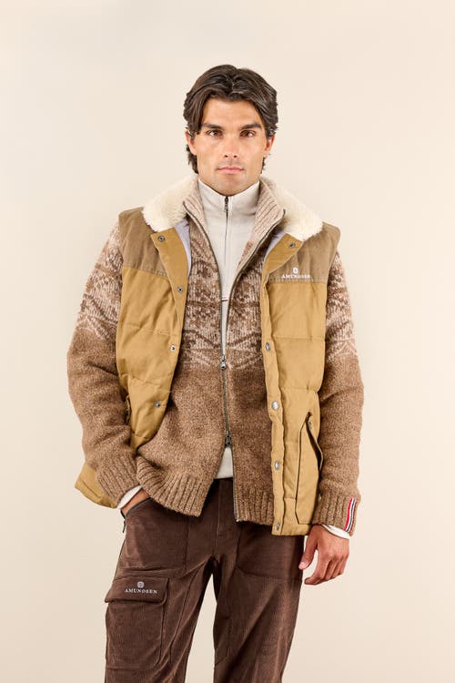 Amundsen Sports Huntsman Vest In Brown