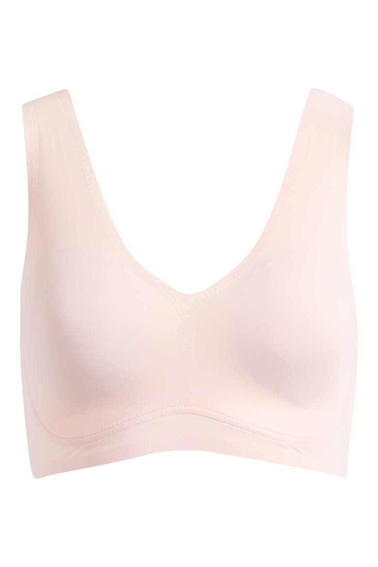 Body Lift V-Neck Bralette, Alternate, color, PEONY