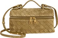 Bottega Veneta Bang Bang Intrecciato Suede Vanity Case