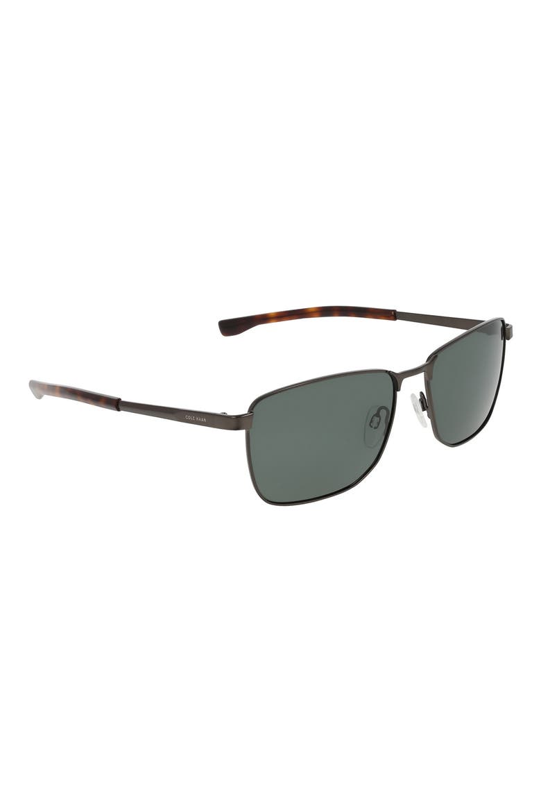 58mm Navigator Sunglasses, Alternate, color, GUNMETAL