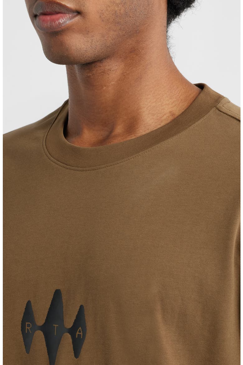 Colin Oversize Graphic Print T-Shirt, Alternate, color, TEAK PIRATE RADIO