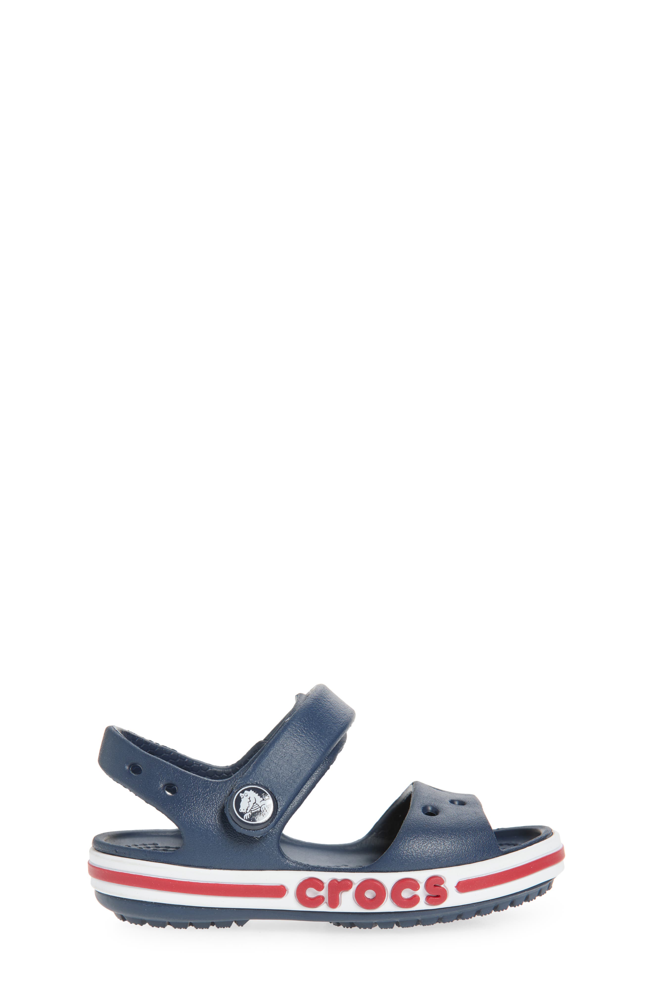 CROCS Bayaband Sandal, Alternate, color, Navy/ Pepper