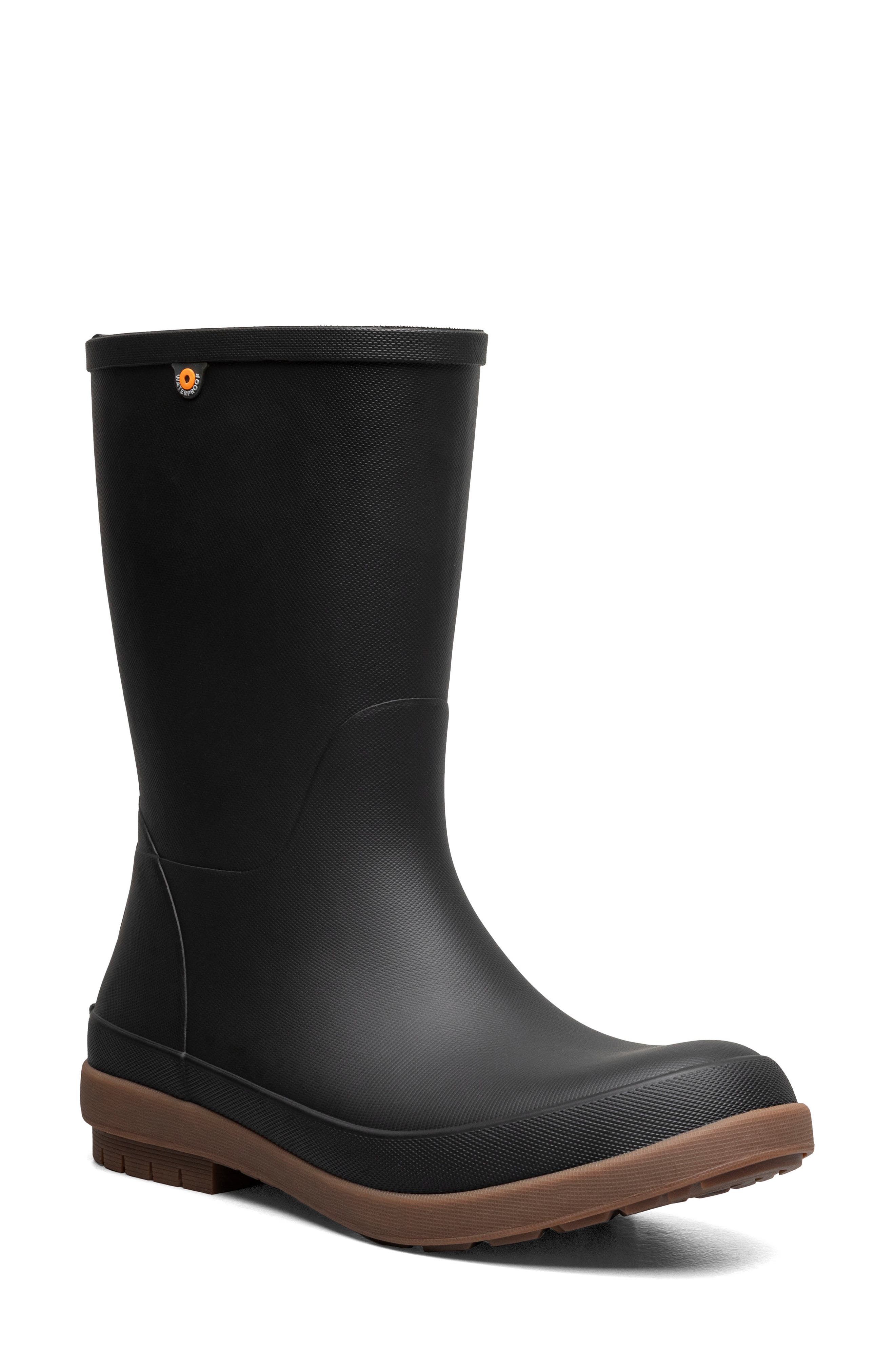 Bogs Amanda II Waterproof Rain Boot, Main, color, Black