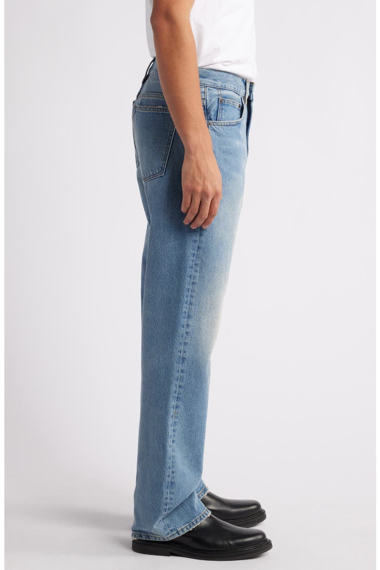 The Boxy Organic Cotton Jeans, Alternate, color, ABBEY