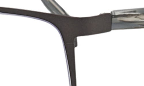 Maui Jim Square-frame Stainless Steel Optical Frames In Gray