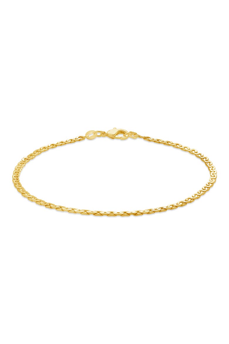 Arya Anklet, Alternate, color, GOLD