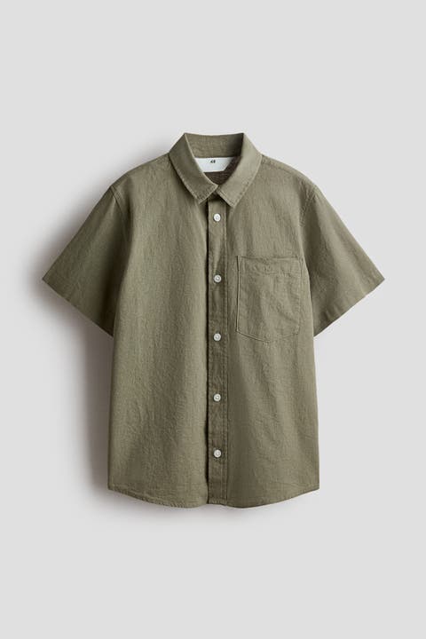 Linen-blend Shirt