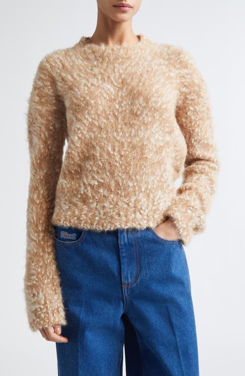 Marni Brushed Crewneck Sweater in Caramel  product