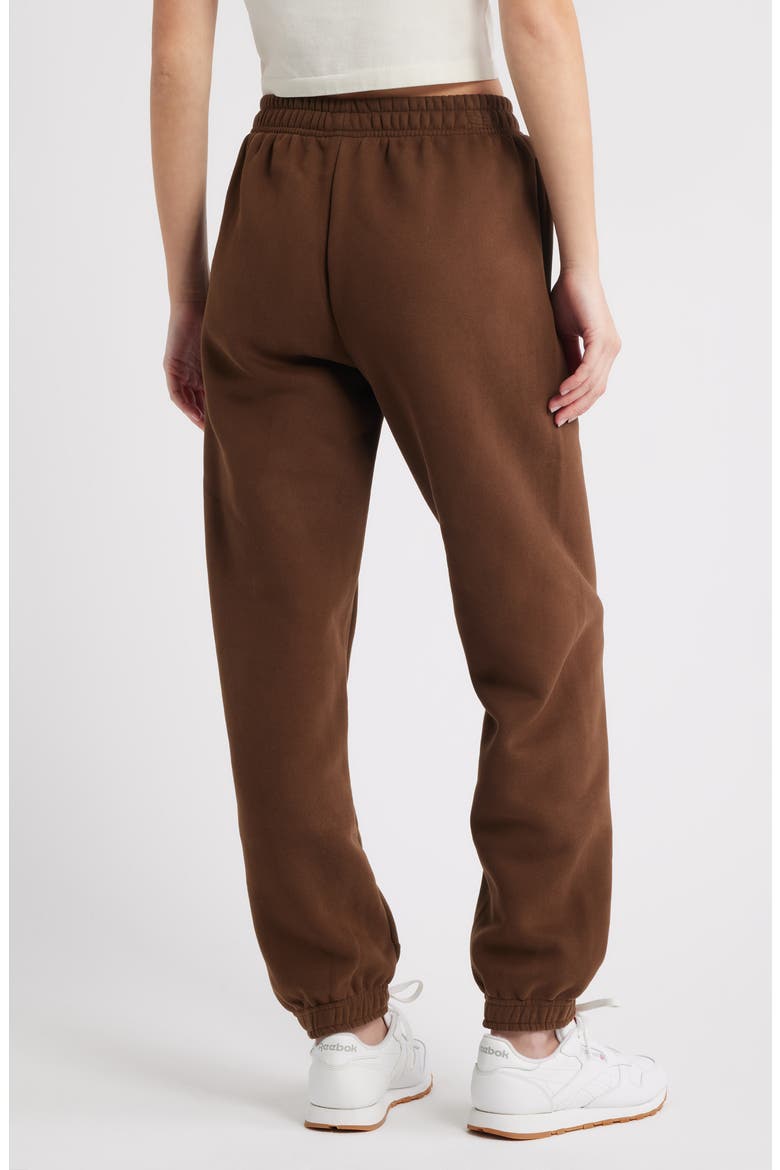 Puff Series Core Logo Cotton Blend Joggers, Alternate, color, CHESTNUT BROWN