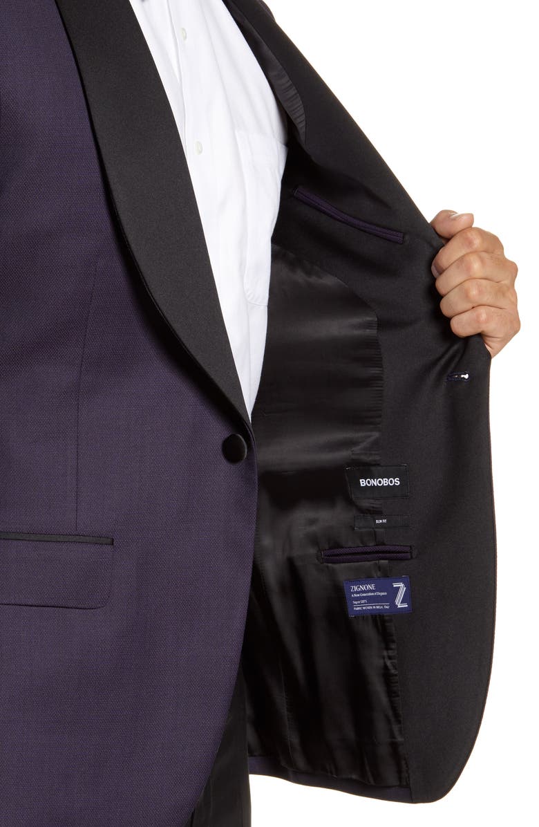 Bonobos Slim Fit Wool Dinner Jacket, Alternate, color, 