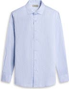Bugatchi Alvin Shaped Fit Geo Print Button-Up Shirt