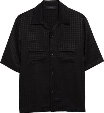アミリ Amiri Quad Jacquard Camp Shirt AMIRI MA Quad Jacquard Camp Shirt | Nordstrom