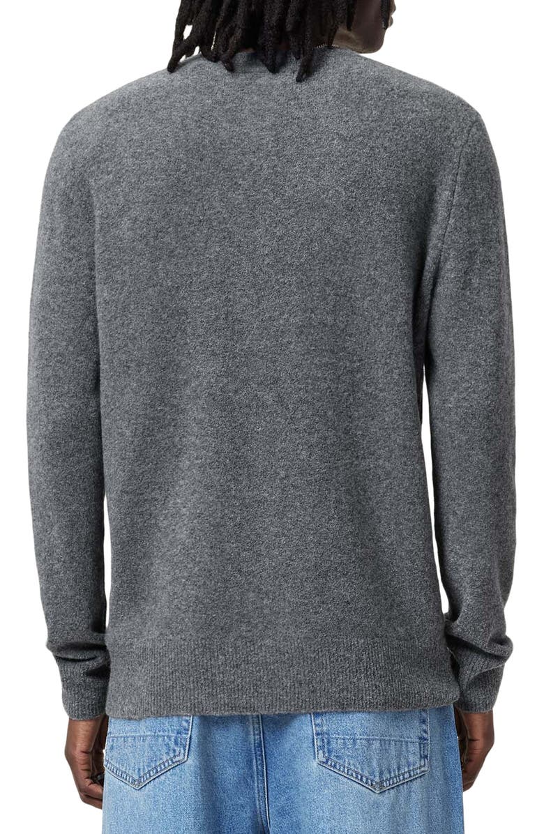 AllSaints Lobke Colorblock Sweater, Alternate, color, Charcoal Grey