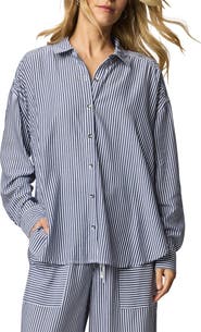 Splendid Ella Stripe Button-Up Shirt