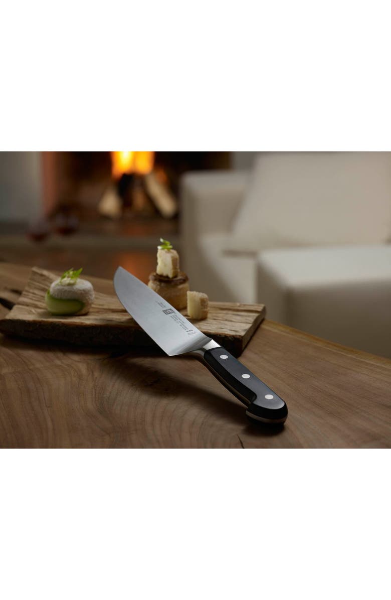 ZWILLING Pro 8-Inch Chef's Knife, Alternate, color, Black/ Silver