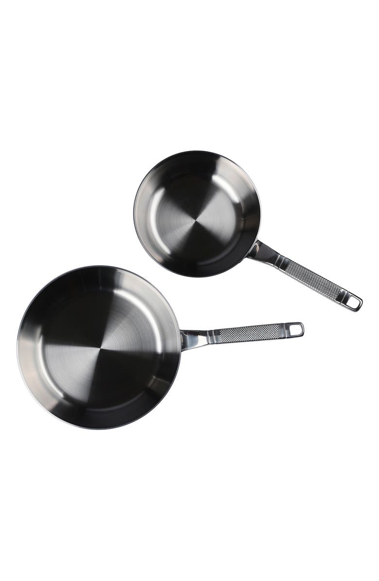 SAVEUR Selects 2-Piece Open Fry Pan Set, Main, color, 