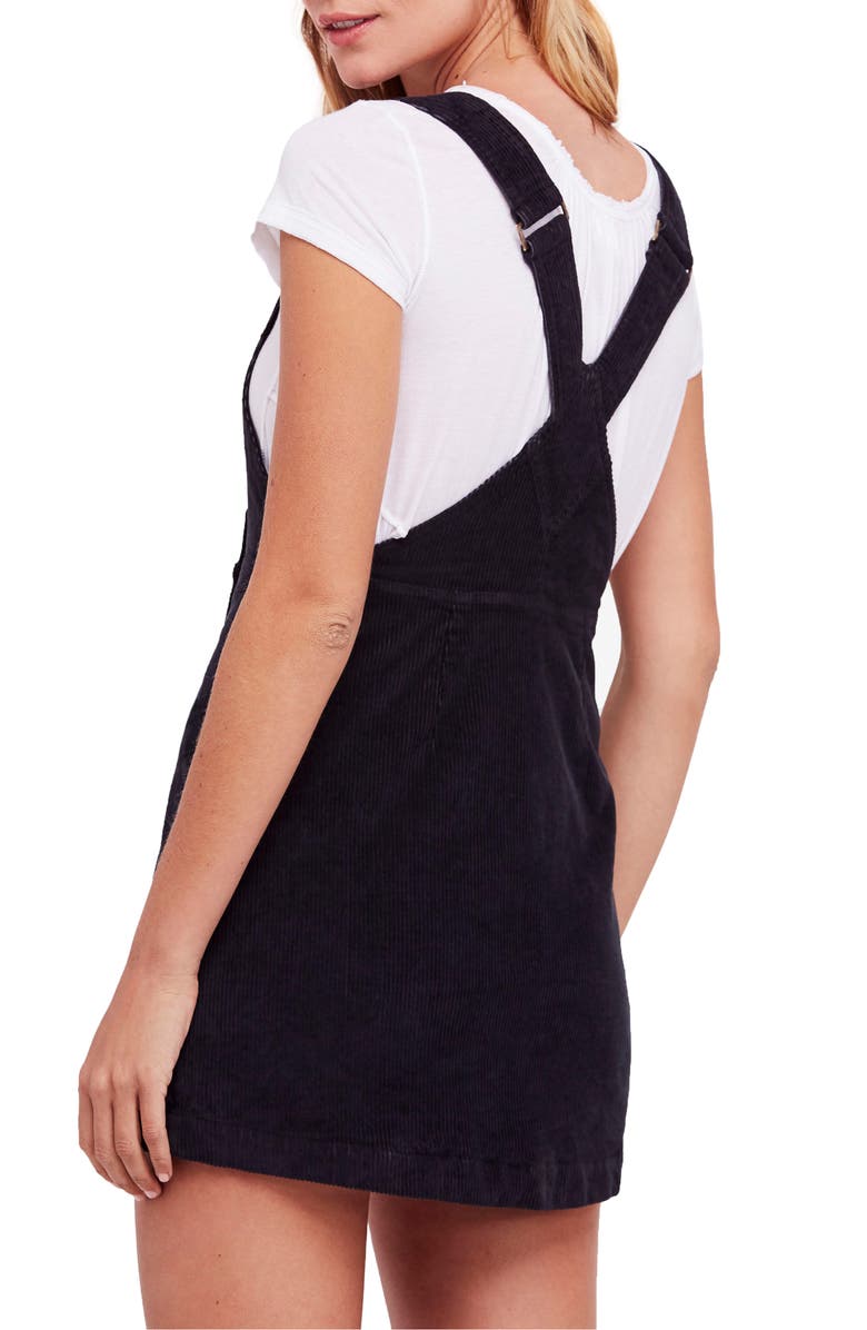 Free People Canyonlands Corduroy Pinafore Dress, Alternate, color,