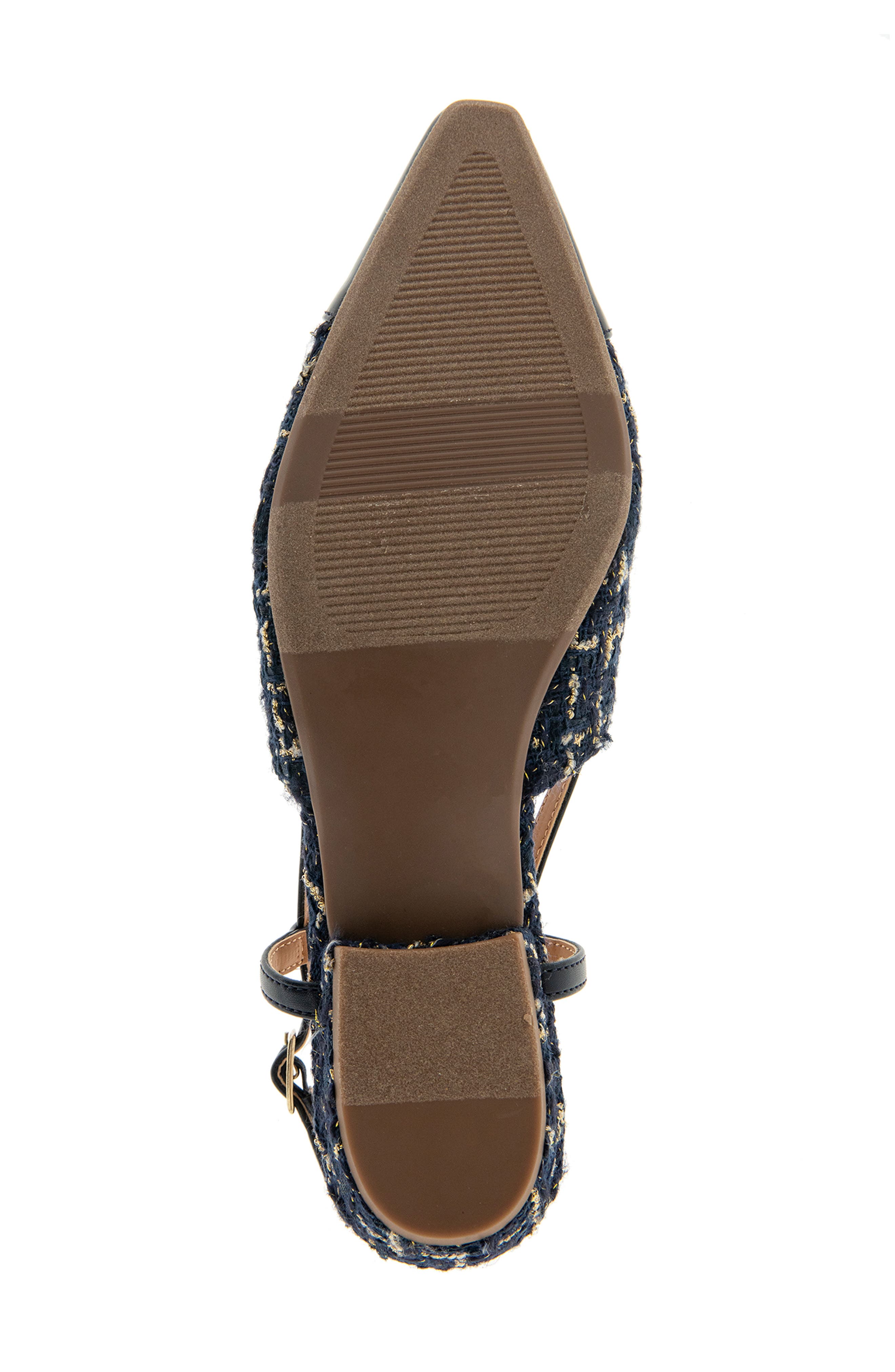 Kensie Penny Slingback Flat, Alternate, color, Navy