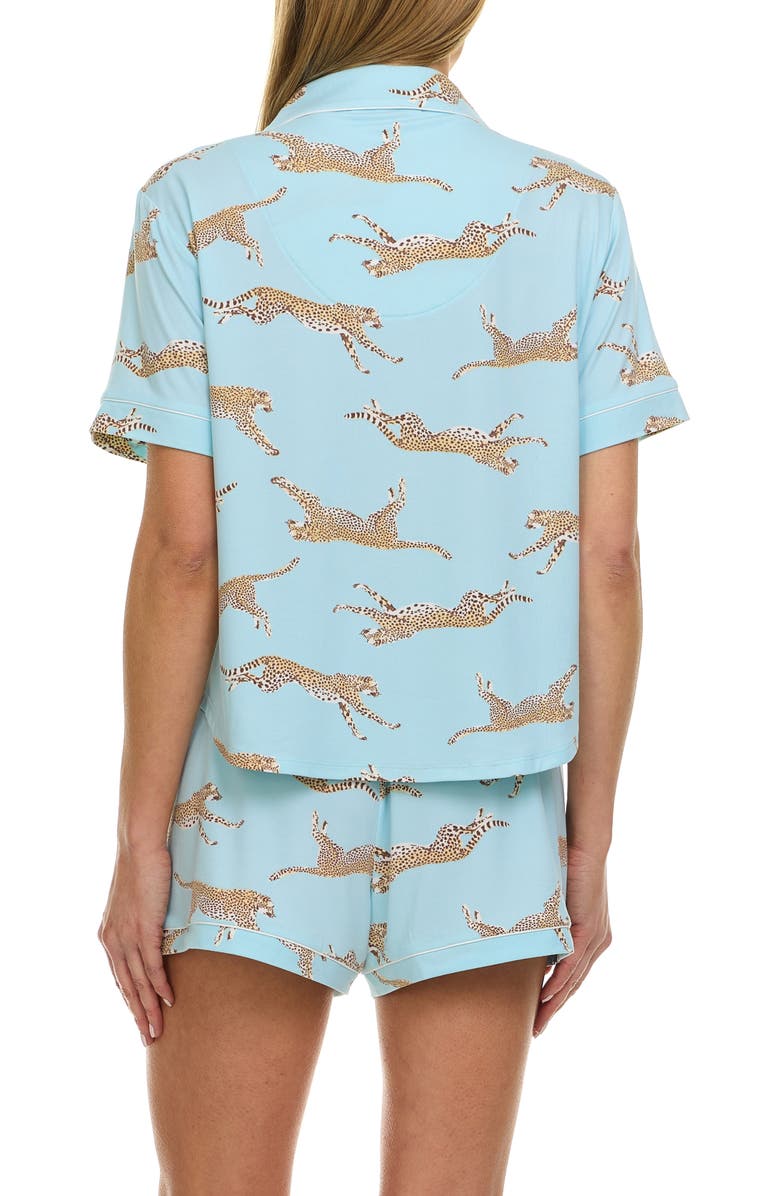 Flora By Flora Nikrooz Gabrielle Knit Pajamas, Alternate, color, Seafoam