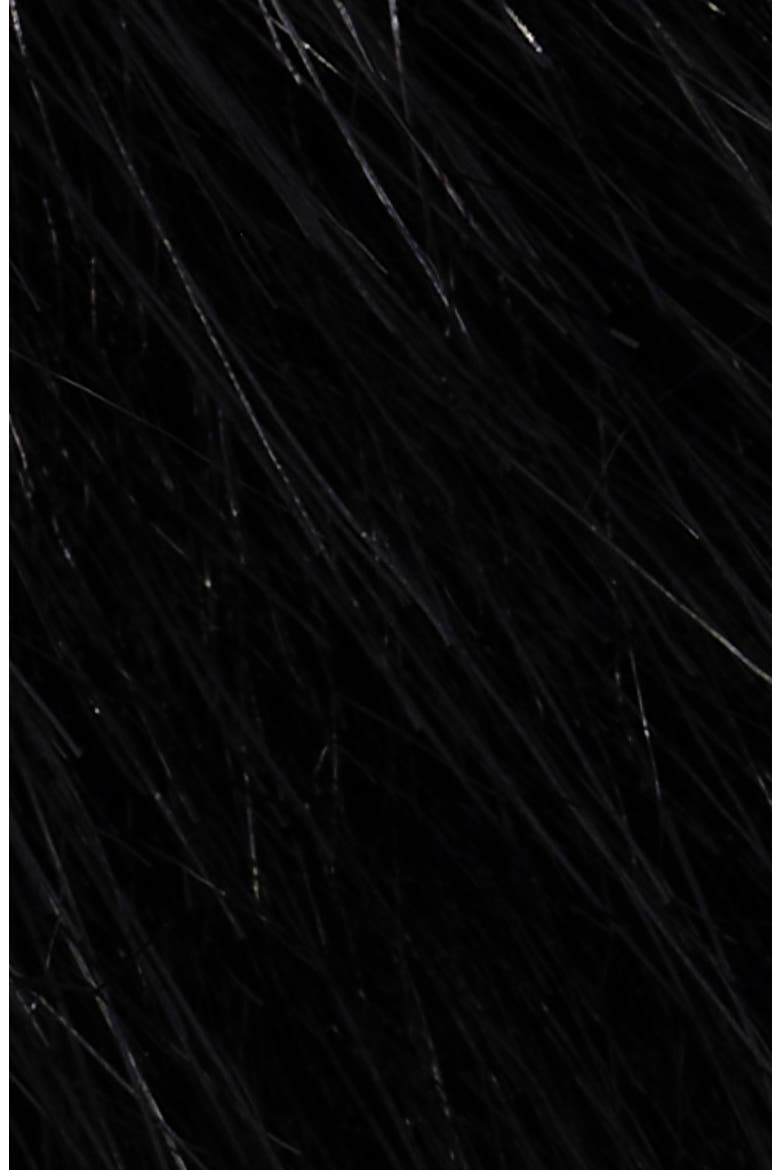 Faux Fur Scarf, Alternate, color, BLACK