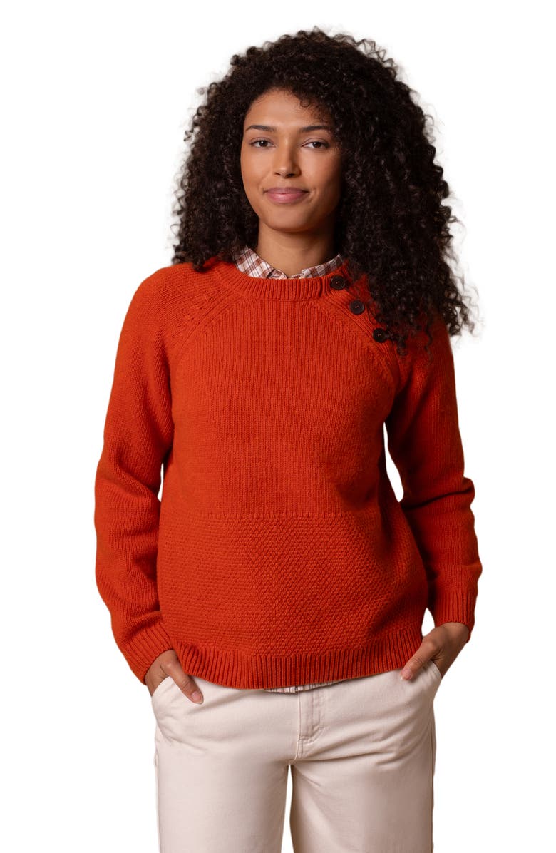 Celtic & Co. Lambswool Button Neck Sweater, Alternate, color,