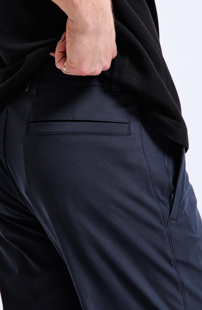 Reigning Champ Stretch Warp Knit Slim Coach's Pants, Alternate, color, Navy