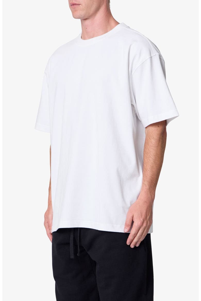 Heavy Basic Boxy Cotton T-Shirt, Alternate, color, WHITE